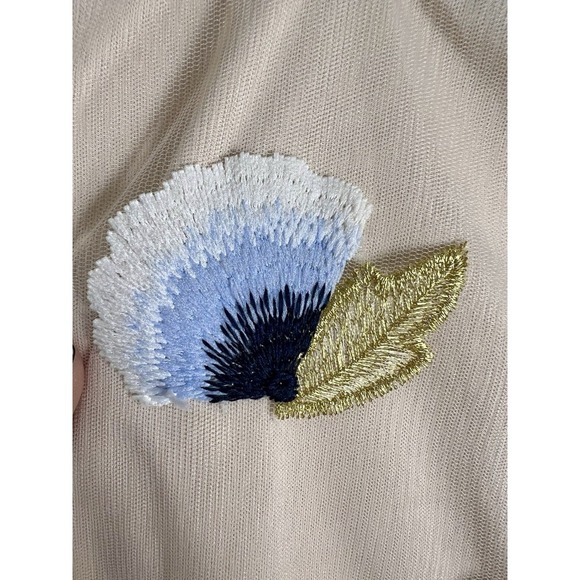 The Clothing Company Floral Embroidered Mesh Pencil Skirt Women's Size Small - Picture 10 of 10